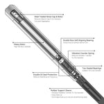 Flextool 30mm x 6m Flexshaft Steel Tip Concrete Vibrator - FT201794-UNIT (FVP30-6)