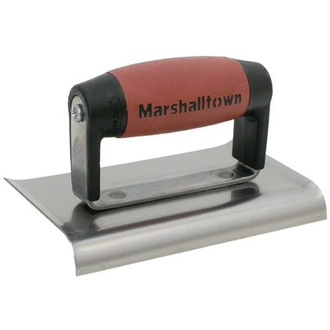 MARSHALLTOWN Curved End Edger 152mm X 76mm Stainless Steel - MT136SSD