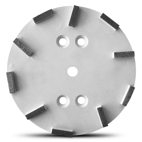 Flextool 250mm (10") Bladetec® 30/40 Grit Soft Concrete 10 Segment Grinding Plate - FT110TAB-UNIT