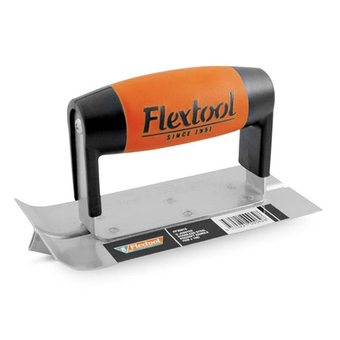 Flextool 152mm x 75mm Steel Vee Jointer Trowel ProSoft Handle - FT43001S-UNIT