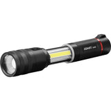 SX300R - Coast Rechargeable Pure Beam LED Torch with Extendable COB White + Red Area Lights 850 Lumens