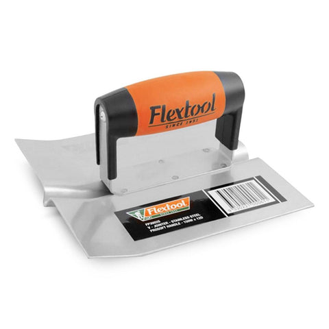 Flextool 175mm x 150mm Steel Vee Jointer Trowel ProSoft Handle - FT43002S-UNIT