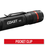 G32 - Coast Pure Beam Focusing LED Torch - 355 Lumens 2 X AA